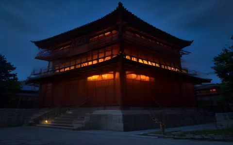 城市夜市街道热闹场景，各色摊位灯火通明，食客穿梭其中，展现本地特色夜市的烟火气息与市井文化